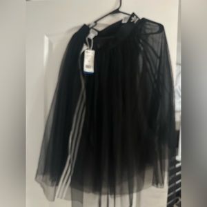 Adidas black tulle skirt